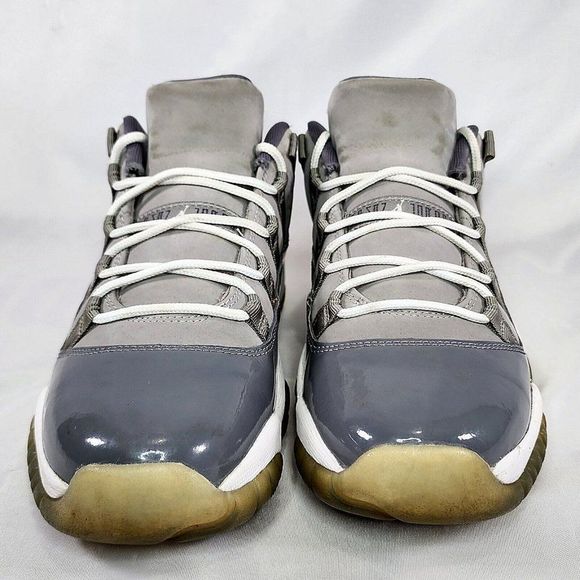 Nike Air Jordan 11 XI Retro Low Cool Wolf Gray Shoes 528896-003 Youth Size 6Y - Picture 3 of 9